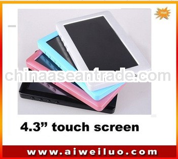 HOT selling !!mp4 player,4.3 inch 16GB touch screen mp5 player(OEM)