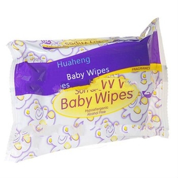 Healthy! Gentle and soft baby wipes towelettes with cap