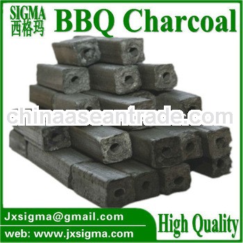 Hexagon sawdust briquette bbq coal
