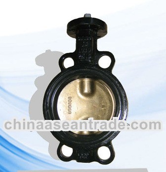 High Quality PN16 Heat-resistant Rubber Seat Butterfly Valve