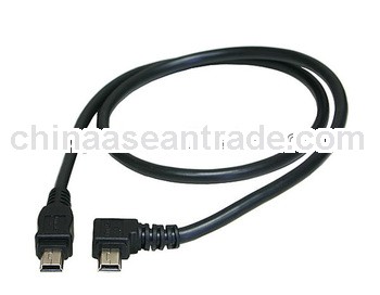 High Quality USB Cable2.0 mini BM to right angled mini bm cable