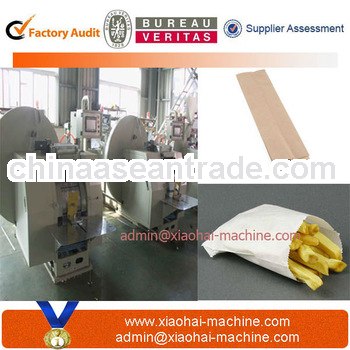 High Speed Automatic Roll Fed V Bottom Food Paper Bag Making Machine