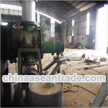 High oil output from waste oil distillation equipment