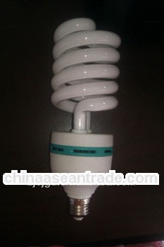 High power half spiral 75w economic bulb,energy saver lamp 14mm