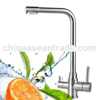 High quality 3 way stainless steel restaurant sink faucets