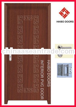 High quality Interior wooden MDF PVC Doors (HB-8062)