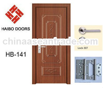 High quality PVC MDF internal door for home (HB-141)