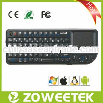 High quality backlit arabic keyboard with touchpad