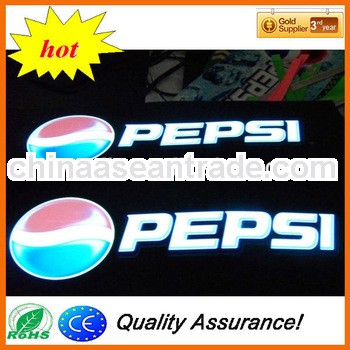 High quality led glow poster,led glow Sign,led glow advertisment poster
