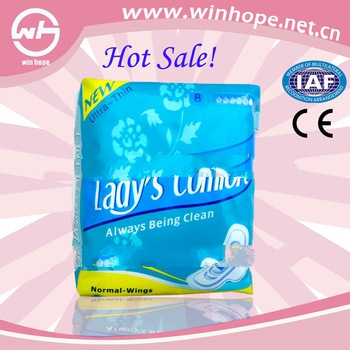 High quality soft breathable!!cheap disposable sanitary napkin