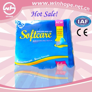 High quality soft breathable!!sanitary napkin sunny girl