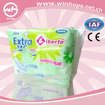 High quality soft breathable!!sunny girl sanitary napkin