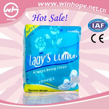 High quality soft breathable!!women health care anion sanitary napkins