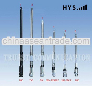 Hign gain VHF/UHF20- 93cm telescopic antenna TCS-JG-3-150-J