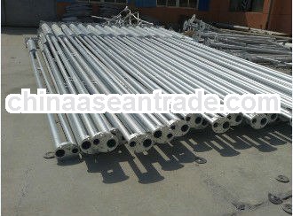 Hot galvanized steel pole 6m, 8m, 10m, 13m