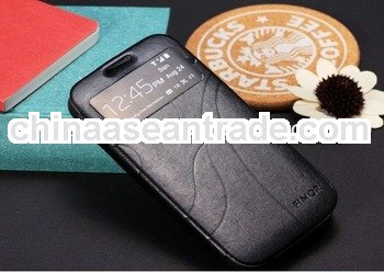 Hot sale for samsung s4 leather case cell phone back cover mobile phone cases