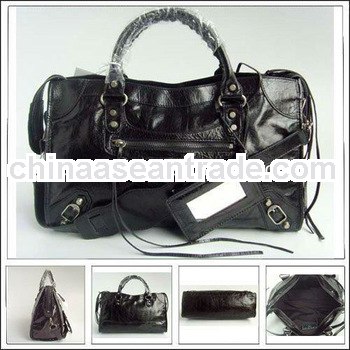 Hot selling NEW 2013 top brand leather ladies's handbags ladies name branded leather handbags