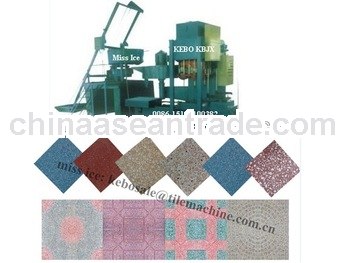 KB-125E/400 paving machine terrazzo floor tile making machine