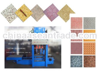 KB-125E/600 profitable terrazzo floor tile making machine