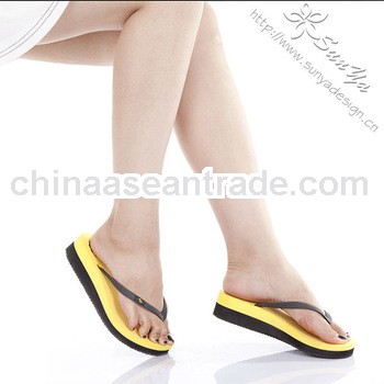 Ladies EVA colorful slippers flip flops