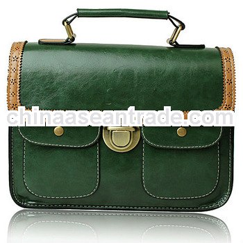 Ladies' pu handbags, Purse fashion handbag vintage shoulder bag women's designer handbags S7