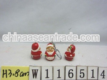 Lovely Ceramic Christmas Key Chain