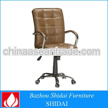 Luxury wooden arm manager office chair/ adjutable leather executive office china chair