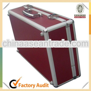 MLDGJ417 New Large Size High Quality Aluminium Tool Case Equipment Briefcase Leather