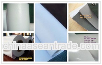 Matte or glossy solvent backlit flex banners for digital/injet/printing material