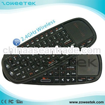 Mini russian keyboard with touchpad for Google TV/IPTV/HTPC