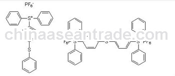 Mixed triarylsulfonium hexafluorophosphate salts