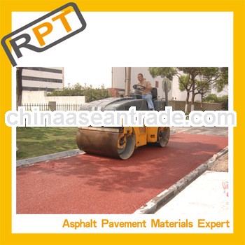 Mixture colored Asphalt for road construction