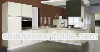 Modern L-shaped Lacquer Kitchen Cabinet(AGK-095)