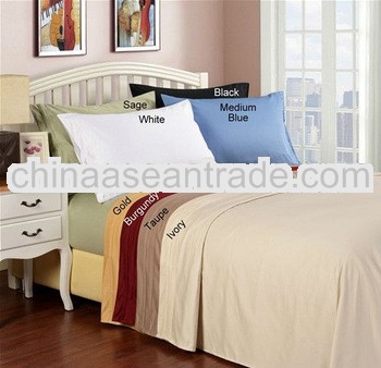 Natural color cotton bedding set hotel bed linen suppliers