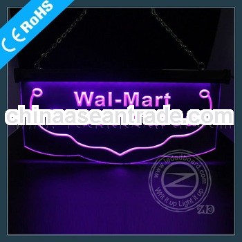 Neon LED Directional Signs in Shops