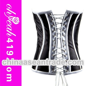 New arrivals sexy busk for women 2014 front zipper corset tops