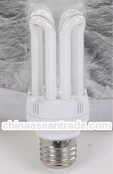 New cfl leaf / flower 4U 15W E27 energy saving light bulb