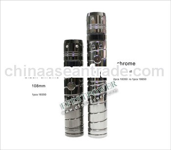 New design cheapest black,chrome,stainless steel ecigarette vamo v3 with Efest 18350 and 18650 batte