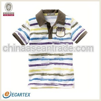 New design children uniform polo shirt