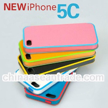 New high quality silk pattern leather case for iPhone5c 5