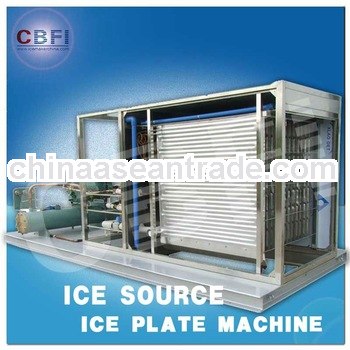 Newest design of plate ice machine for vegetable and seafood