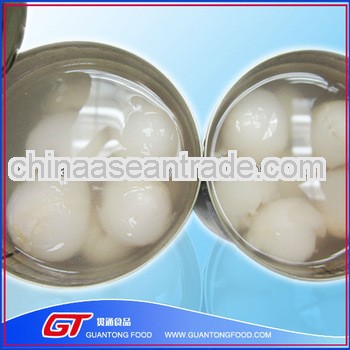 Nice recipes canned lychee whole in syrup with high quality