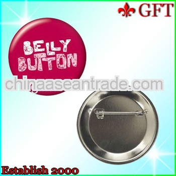 Nobby design printing button badge with safety pins