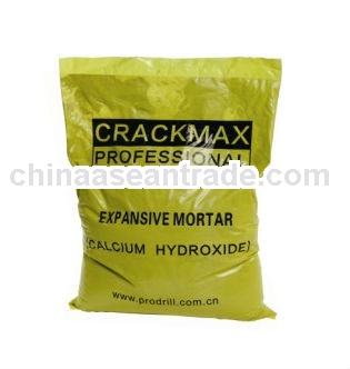 Non-blown out shots CRACKMAX stone cracking agent