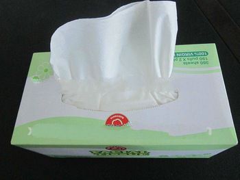 OEM 100%Virgin Pulp 190 Pulls Box Facial Tissue Paper Soft Tissue