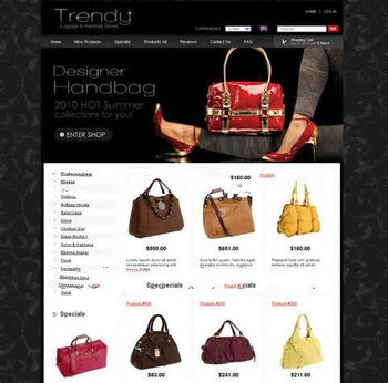 Online design web, design a website for online shopping