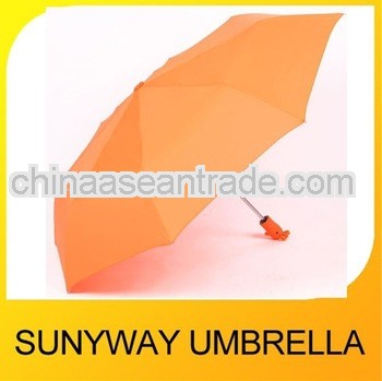 Orange Automatic Open Close Umbrella