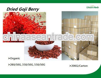 Organic Dried Goji/Wolfberry Fruit Strengthen Immunity