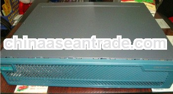 Original networking equipment used Cisco router 3725 with 2FE