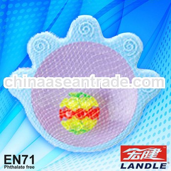 PVC ball with flower shape catch rackets beach paddle ball